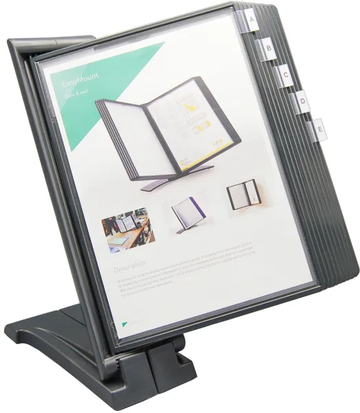 Q-connect Quickfind register system anthracite grey