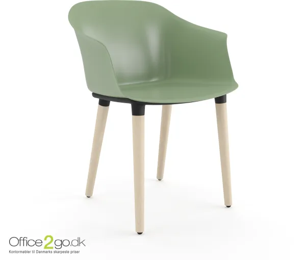 Polytone C Chair - White Ash Legs